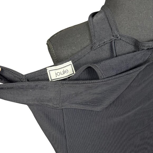 Vintage 90s Whimsigoth Black Mini Dress Size 4-6 Sleeveless Stretch Fit Skater - Picture 6 of 7